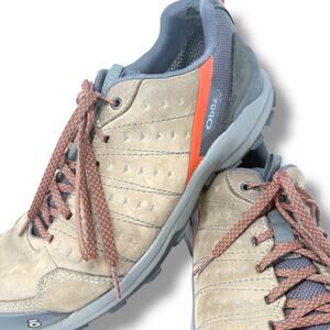 Oboz Hiking Shoes Men's UK 9 Tan Nubuck Trail Sneakers BDry Waterproof Outdoor